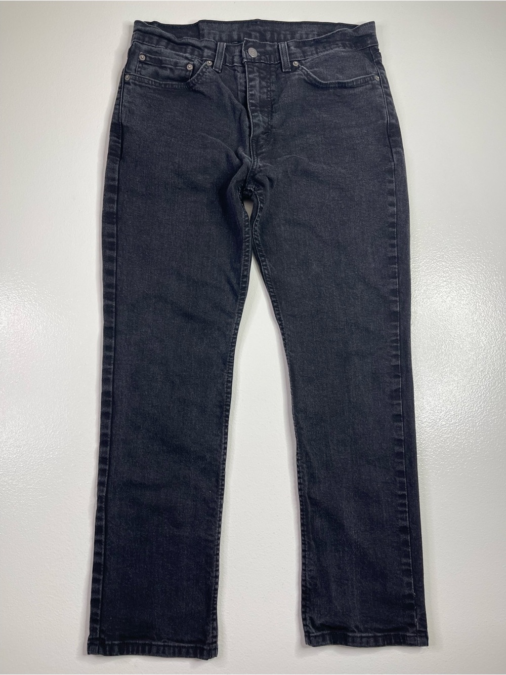 Levi's 511 Slim Fit Faded Black Stretch Denim Jeans Men’s Size 34